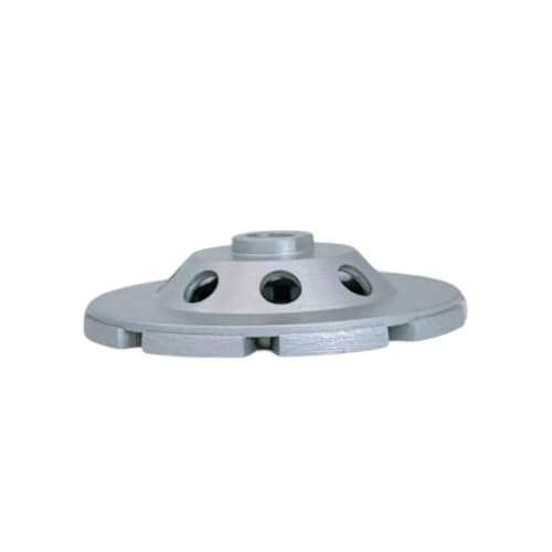 Double Row Diamond Grinding Cup Wheel 4-1/2", 5/8"-11 Arbor