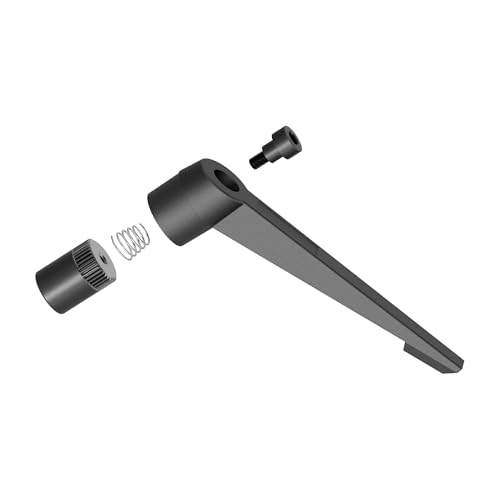 5PCS Adjustable Clamping Lever Handles, M8 Female Thread Knobs Rotating Screw Locking Quick Release Ratchet Push Button Handle, Black - size: M8 x 63mm 5Pcs