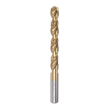 HARFINGTON Twist Drill Bit 11.9mm Titanium Coated (HSS-E) M42 High Speed Steel 8% Cobalt Straight Shank for Stainless Steel Aluminum Alloy Metal - size: 11.9mm