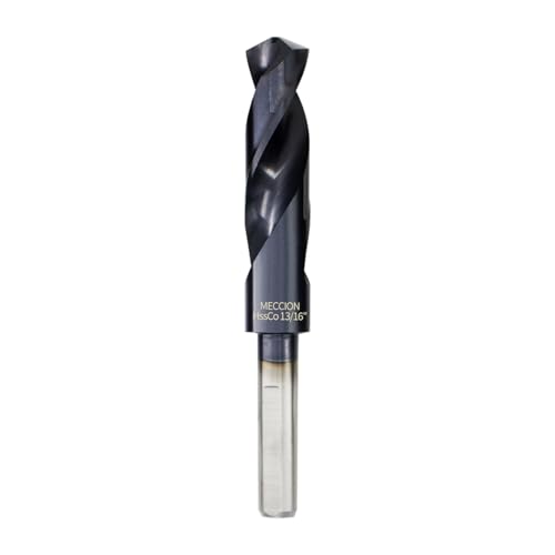 Meccion M35 Cobalt Drill Bits 13/16 Inch TiAIN HSS Drill Bit for Metal - size: 13/16 in.