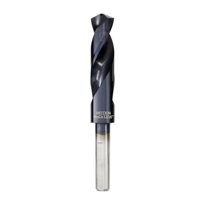 Meccion M35 Cobalt Drill Bits 13/16 Inch TiAIN HSS Drill Bit for Metal - size: 13/16 in.