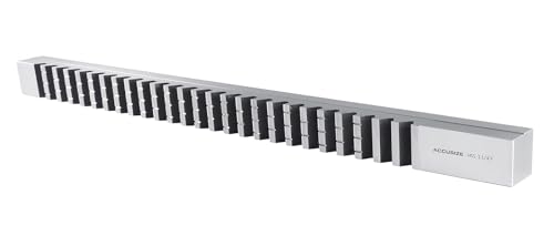 Accusize Style F HSS Keyway Broach 1-1/4 in x 20-1/4 in - size: 1-1/4" -F