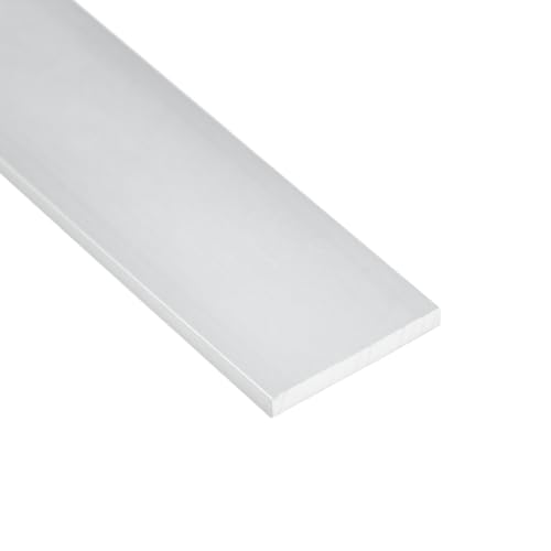 92" Long Aluminum Flat Bar – 6063-T6 Alloy – Solid Metal Strip for Framing, Trim, DIY, and Fabrication Projects (Anodized, 2" Wide x 1/4" Thick) - color: Anodized, size: 2" Wide x 1/4" Thick