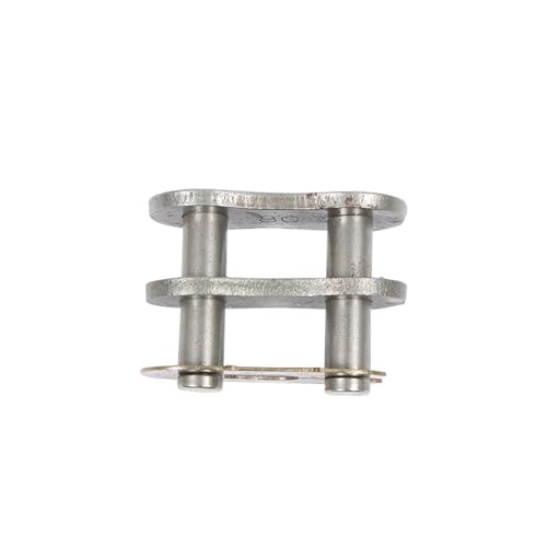 80 Roller Chain Heavy Duty 10FT Chain Comes with Connector 1 Additional Connector Carbon Steel