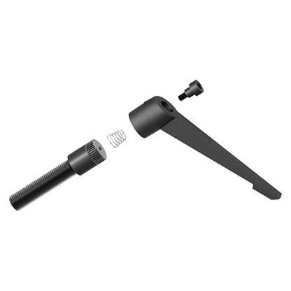 2PCS Clamping Lever Handles, M8 x 60mm Male Thread, Adjustable Quick Release Locking Rotating Screw Bolt Stud Knobs Apply for Lathe Machinery, Black - size: M8 x 60mm