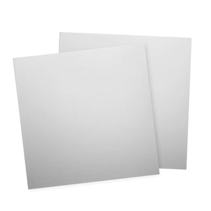 uxcell 2Pcs 304 Stainless Steel Sheet Plate, 6" x 6", 24 Gauge (0.5mm) Thickness, Stainless Steel Plate with Gloves for Crafting, Modelers, Jewelry, Repairs, Electrical Repairs (Silver) - size: 150 x 150 x 0.5mm