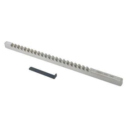 3/8" C Type HSS Keyway Broach 3/8 X 11-3/4" Standard Push Broach with Precision Shims for CNC Lathe Milling Machine Metalworking
