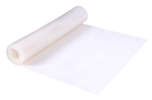 Neoprene Rubber Sheet Solid Rubber Strips Roll Mat PadInsulation High Temperature Rsistant for DIY Gaskets, Pads, Sealing, Cushion (Translucent, 12" X 36" X 1/16" (.062")) - color: Translucent, size: 12" X 36" X 1/16" (.062")