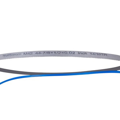 44-7/8-inch Bandsaw Blades 14-18 TPI, Replacement for DW3983 DCS374B, Milwa 48-39-0521 Portable Band Saw Blades, 3-Pack (44-7/8" x 1/2" x .020" 14-18TPI) - size: 14/18tpi