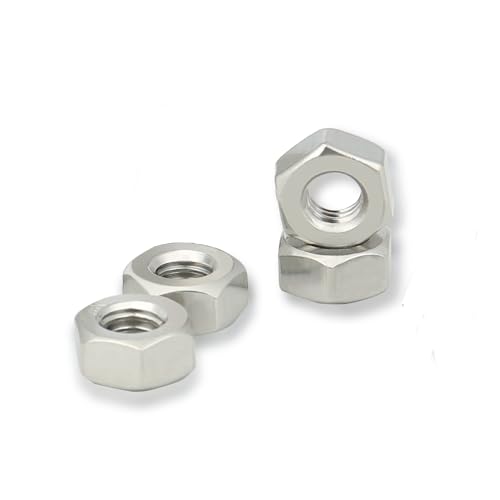 Hex Nuts, 5/16"-18, 55pcs Stainless Steel Nuts,Coarse Thread Hexagon Nut - size: 5/16"-18 55Pcs