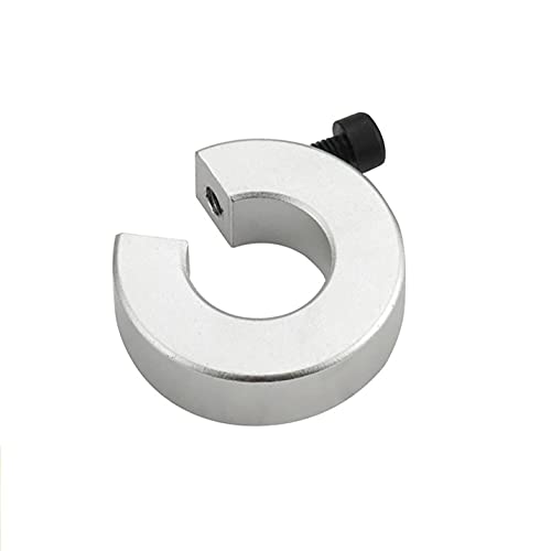 Anti-Collision Block Stopper, Positioning Block, Anti-Dropping for Linear Motion Rail Shaft Guide 40mm SBR40 UU LUU, Fixed Slider Bearing Block Ring, Silver, 2Pcs - size: For SBR40UU LUU linear Rail