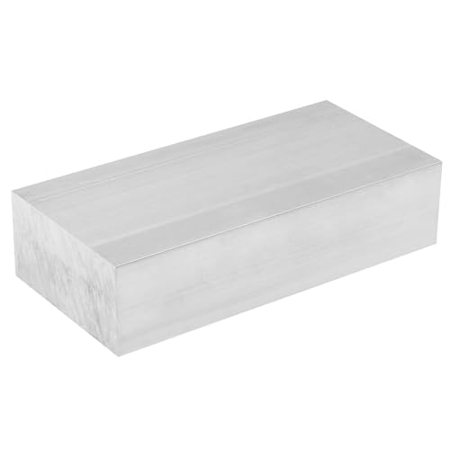 6061 Aluminum Flat Bar, 1" Thickness X 2" Width X 4" Length Aluminum Flat Plate, Solid Aluminum Bar for Crafting, Industrial Building - size: 1" X 2" X 4"