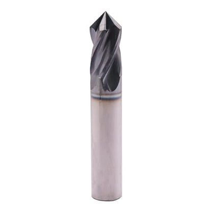 4 Flute 90° Solid Carbide Drill Mill(1Pc, 1/2"), AlTiN Coated - size: 1Pc 1/2"