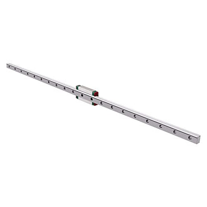 MGN12H 400mm Linear Rail Guide Mini Linear Sliding Guideway with Linear Bearing Sliding Block for for DIY CNC Routers Lathes Mills Automated Machines - size: 400mm, style: MGN12H