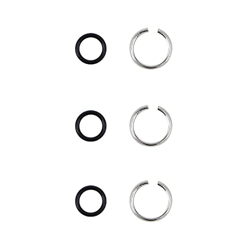 TOOLGUY REPUBLIC 3/8" Impact Retaining Ring Clip with O-Ring fits Dewalt Type Wrenches - 3 Sets