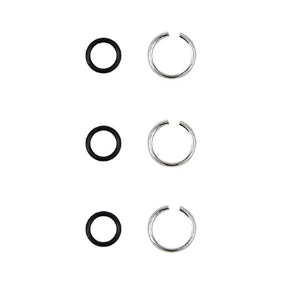 TOOLGUY REPUBLIC 3/8" Impact Retaining Ring Clip with O-Ring fits Dewalt Type Wrenches - 3 Sets