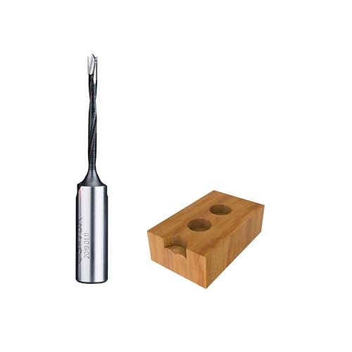 HUHAO 3mm Carbide Tipped Brad Point Boring Bit, Right Hand Dowel Drill Bits - size: 3mm Dia x 70mm Long x 10mm Shank R