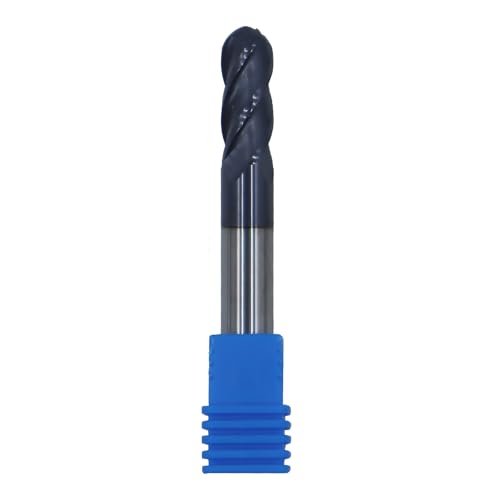 5/16in Ball Nose Solid Carbide End Mill, 30 Degree Helix, 4 Flute - size: 5/16in