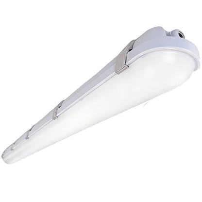 Zaltris 4FT Vapor Tight LED Lights, 60/50/40W, 3000K/4000K/5000K Adjustable