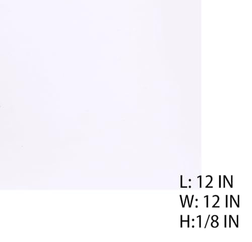 Neoprene Rubber Sheet Solid Rubber Strips Roll Mat PadInsulation High Temperature Rsistant for DIY Gaskets, Pads, Sealing, Cushion (Translucent, 12" X 12" X 1/8" (.125")) - color: Translucent, size: 12" X 12" X 1/8" (.125")