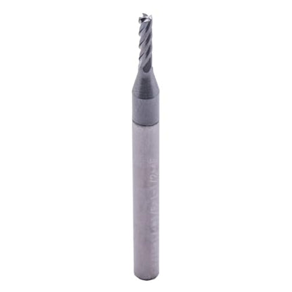 4 Flute Solid Carbide Square End Mill Set(5Pcs, 1/16"), AlTiN Coated - size: 1/16"