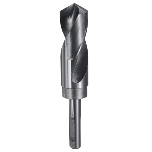 HARFINGTON 1-7/64" Drill Bit 1/2" Reduced Shank 3-Flat 4241 HSS 118° - size: 1-7/64" with 1/2" Shank