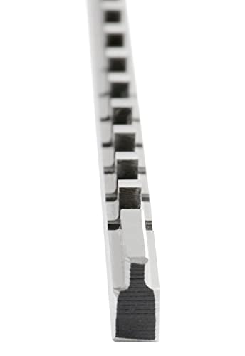 Accusize Industrial Tools 3/32 inch, Style B High Speed Steel Keyway Broach, 5000-0008 - size: 3/32 in Style B