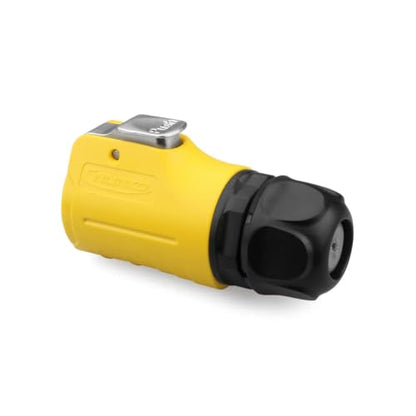 CNLINKO LP-20 Industrial Waterproof Connector IP68 Circular Connector Quick Plugging Aviation Connector Anti-Interference Shell Fast Release Connector M20 2-12 Pin Flange Socket (7 Pin) - size: 7 PIN, style: Yellow/4-Hole Socket