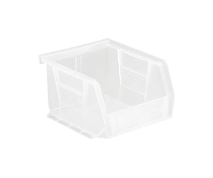 QUANTUM STORAGE SYSTEMS K-QUS210CL-8 8-Pack Ultra-Stack and Hang Bins, 5-3/8 inch x 4-1/8 inch x 3 inch, Clear