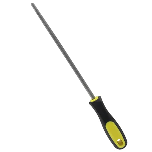 8 Inch Round File, Carbon Steel Rat Tail Metal File Tool - size: 8 inch