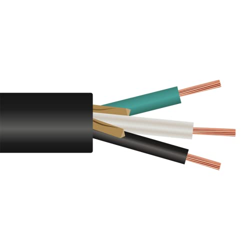 175' 10/3 SOOW SO Portable Power Cord Outdoor Durable Flexible Wire Cable 600V - size: 175FT