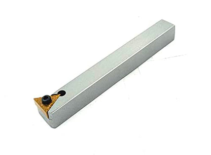 Tool Steel Indexable Tool Bit 1/2" Shank for Fly Cutter for Milling II Replaceable TNMG16 Carbide Insert II Metalworking, Facing, Turning Tool - size: 1/2" × 1/2" × 4" (TNMG 16) L