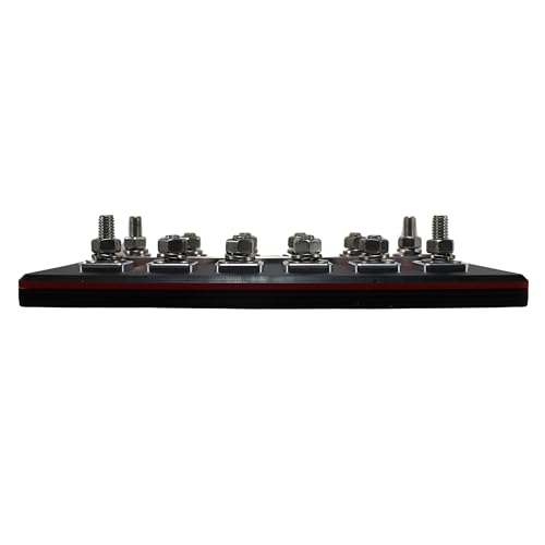 6 Spot Heavy Duty ANL Fuse Distribution Block w/Acrylic B2 Audio Cover (6 Spot) - size: 6 Spot