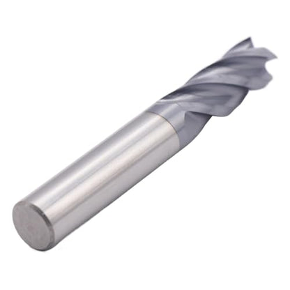BestParts 5Pcs 3/8" 4 Flute Solid Carbide Square End Mills - AlTiN Coated - size: 3/8 in