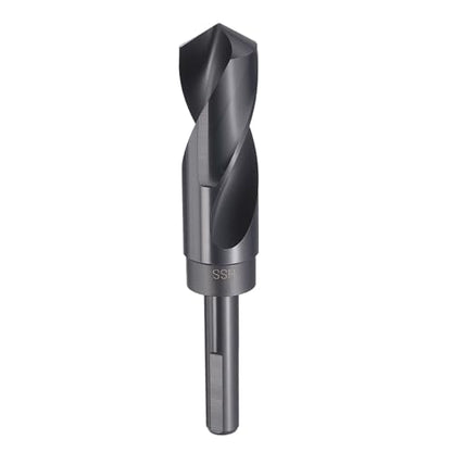 HARFINGTON 1-1/16" Drill Bit 1/2" Reduced Shank 3-Flat 4241 HSS 118° - size: 1-1/16" with 1/2" Shank
