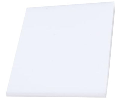 High-Density Polyethylene (HDPE) Plastic Sheet (1, White, 12" X 12"X 1/2") - color: White, size: 12" X 12"X 1/2"