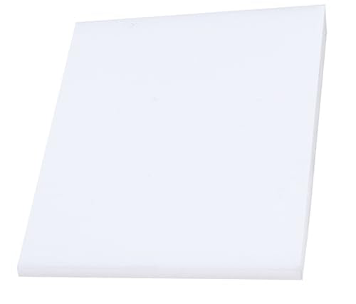 High-Density Polyethylene (HDPE) Plastic Sheet (1, White, 12" X 12"X 1/2") - color: White, size: 12" X 12"X 1/2"