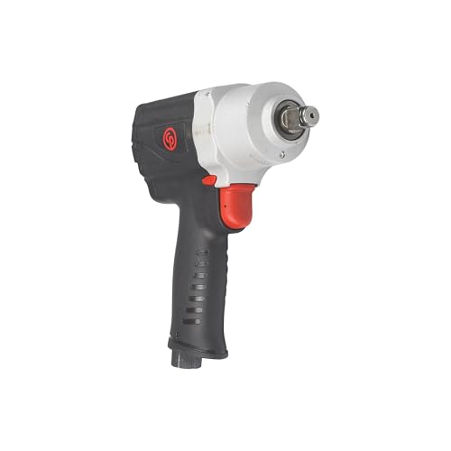 Chicago Pneumatic CP7739 Air Impact Wrench (1/2 Inch), Air Impact Gun Industrial Repair & Assembly Tool, Pistol Handle, Twin Hammer, Max Torque Output 450 ft. lbf/610 Nm, 9900 RPM