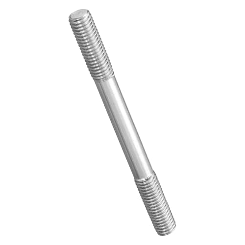 METALLIXITY Double End Threaded Stud Screw(M10x110) SS304 Silver - size: M10 x 110mm