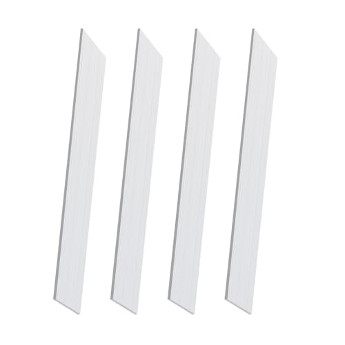 6061 Aluminum Flat Bar, 5/32" x 1" x 12" Rectangle Aluminum Bar Stock, T6511 Solid Mill Stock for Industrial Building, DIY Projects, Metal Crafting and Fabrication（4 Pcs ） - size: 5/32" x 1" x 12"