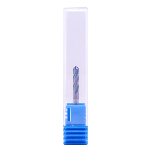 4 Flute 90° Solid Carbide Drill Mill Set(5Pcs, 1/8"), AlTiN Coated - size: 5Pcs 1/8"