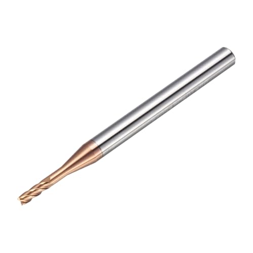 Carbide End Mill 2mm Dia 10mm Cut L 50mm L 4mm Shank 4 Flute - size: 2mm Dia - 10mm CL - 50mm L - 4mm Shank