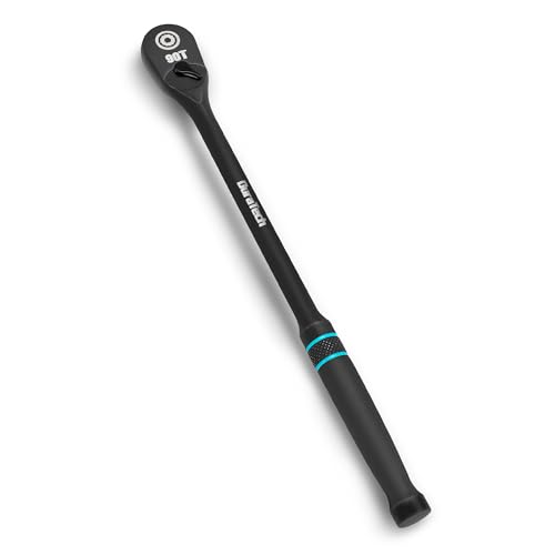DURATECH Extra Long Handle 3/8-Inch Drive Ratchet, 90-Tooth Ratchet Wrench - size: 3/8" with 12" handle