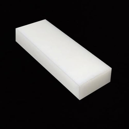 High-Density Polyethylene (HDPE) Plastic Block 1" x 3" x 6",HDPE Plastic Tapping Block for Machining,Home Improvements,DIY Projects (White) - color: White, size: 1" x 3" x 6"