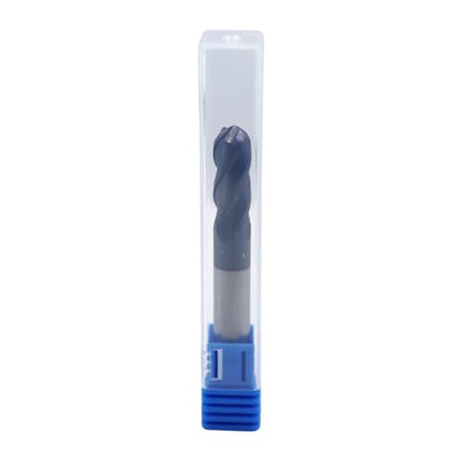 5/16in Ball Nose Solid Carbide End Mill, 30 Degree Helix, 4 Flute - size: 5/16in