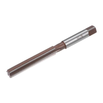 uxcell 9/16" Hand Reamer H8 Accuracy Alloy Tool Steel 6 Flutes Straight Shank Milling Cutter Tool - size: 9/16"