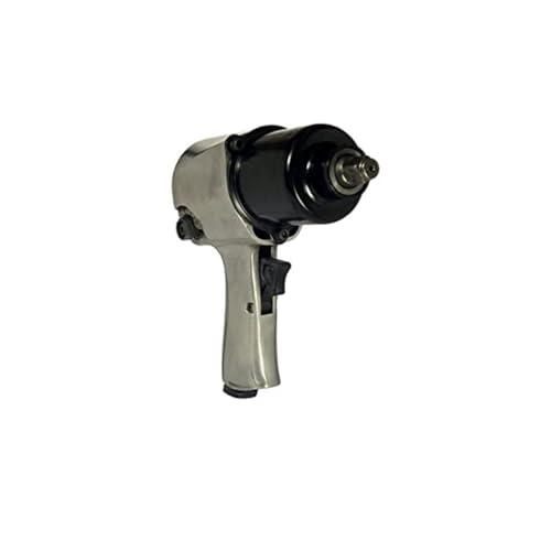 K Tool International 81631A Pneumatic Impact Wrench with 1/2" Drive for Garages, Repair Shops and DIY, 25-350 Working Torque, 400-899 ft./lb., 7500 RPM, 7 CFM, 90 PSI, Pistol Trigger, Aluminum Body