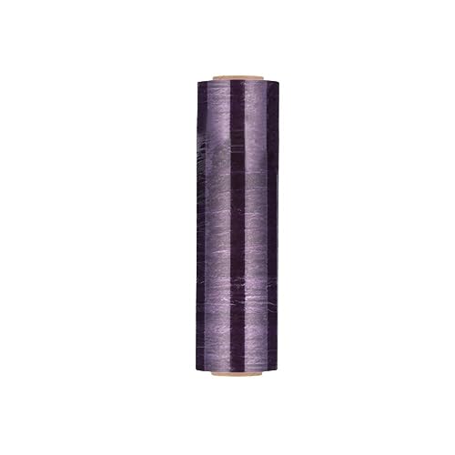 PSBM 1 Roll Dark Purple 20 Inch x 5000 Feet 80 Gauge Machine Stretch Film/Wrap, Heavy Duty Industrial Strength Shrink/Plastic Wrap for Moving, Packing, Shipping, Pallet Wrapping & Storage - color: Purple, size: 1 Roll