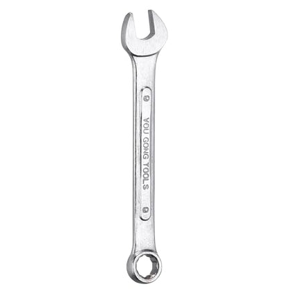HARFINGTON Metric Combination Wrench, 9mm Open End & 15-Degree Offset - size: 9mm
