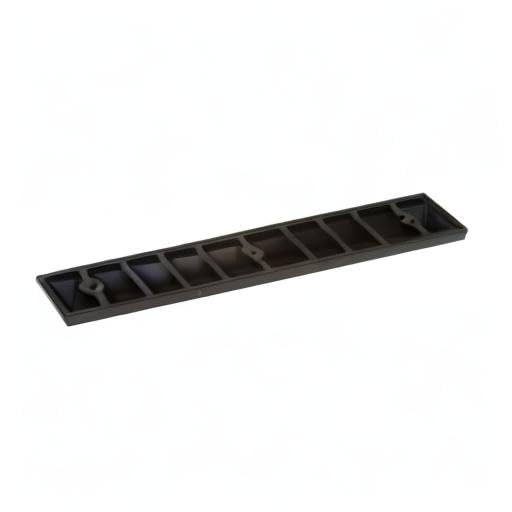 Guardian Parking Stop, 4 Foot Long Flexible Rubber Curb, Highly Visible Accessory with Mounting Holes for Job Sites and Garages, Black/Yellow - size: 4 Foot